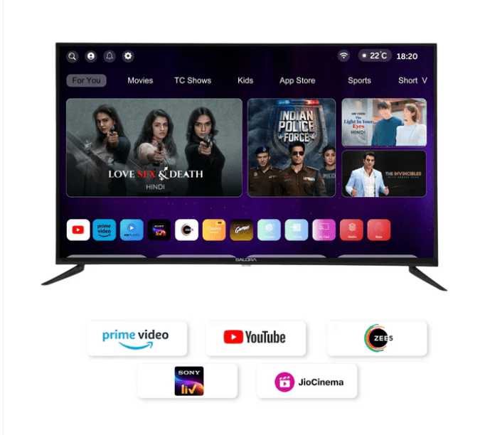 Mukesh TV Centre Salora 32 inch Smart LED TV