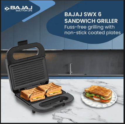 Mukesh Tv Centre Bajaj SWX 6800W Sandwich maker